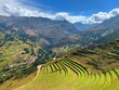 Terraced fields of Incas in the Sacred Valley Peru
