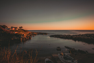 Poster - tramonto sul mare