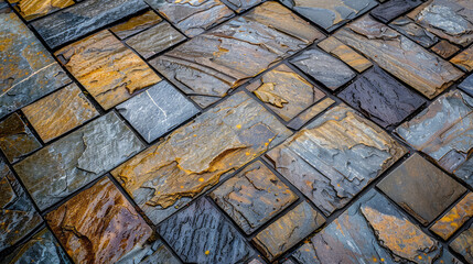 Poster - Natural stone tiles for the interior of rooms or terraces