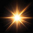 © Al Amin - Flare light, effects sunlight, lens flare, light leaks, warm sun rays light effects, overlays or golden flare isolated on black background. effect, sunlight, ray, glow, bright, shine, sun. ai
