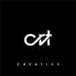 CRT Letter Initial Logo Design Template Vector Illustration