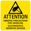© middlenoodle - Anti static sign electrostatic sensitive device