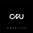 CRU Letter Initial Logo Design Template Vector Illustration