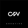 CRV Letter Initial Logo Design Template Vector Illustration