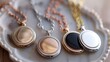 A series of heirloom-quality lockets that blend vintage inspiration with modern design, offering a place for cherished memories,