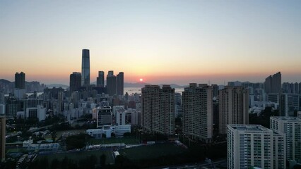 Wall Mural - Kowloon Peninsula,  the landscape of Ho Man Tin, March 12 2024