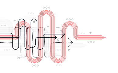 Abstract arrow direction. Technology background. High speed. Hi-tech