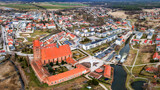Fototapeta Krajobraz - Dobre Miasto- miejscowość na Warmii w północno-wschodniej Polsce.