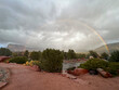 rainbow in Sedona, Arizona after rain