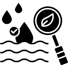 Wall Mural - Water Quality Icon