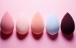 © Hitam Putih - High angle different beauty blenders