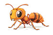 Illustration of cute ants in vector style isolated on a transparent background