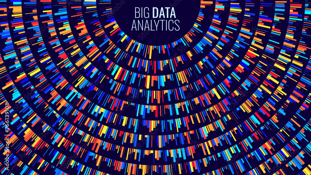 Dna Computing Graph Circular Big Data Graph. DNA Test Infographic. Genome Sequence Map ...