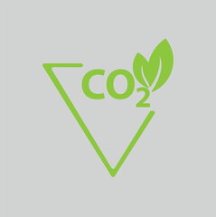 carbon dioxide co 2. vector illustration,co 2 emissions vector co 2 neutral concept. save the world,