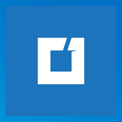 Poster - the original logo consists of a combination of the numbers 0 and 1 or the letter o and the number 1.