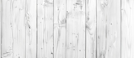 Wall Mural - An image showcasing a closeup of a white hardwood wall with a parallel pattern of grey wooden planks, creating a rustic and elegant vibe