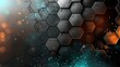 Minimalistic Hexagon YouTube Banner: Professional Title for Modern Channel