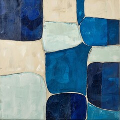 Wall Mural - Abstract stained glass background. Wall painted with watercolor paint with geometric shapes. vibrant shade colors