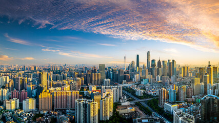 Wall Mural - Downtown modern buildings skyline in Guangzhou