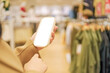 Shopping with Smartphone in Fashion Retail Store