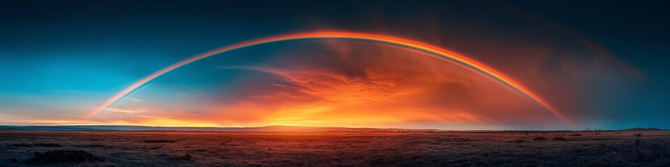 Canvas Print - Rainbow in the sky