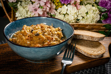 Poster - Bigos - traditional Polish food.