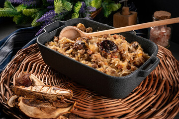 Wall Mural - Bigos - traditional Polish food.