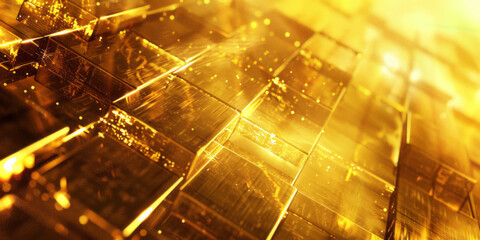 Wall Mural - golden yellow abstract background or pattern, creative design template