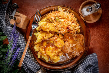 Canvas Print - Braised pork ribs.