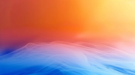 Poster - Warm and Cool Color Gradient Abstract Background