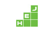 HEJ initial letter financial logo design vector template. economics, growth, meter, range, profit, loan, graph, finance, benefits, economic, increase, arrow up, grade, grew up, topper, company, scale