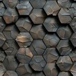 Stone Mosaic Hexagon Texture
