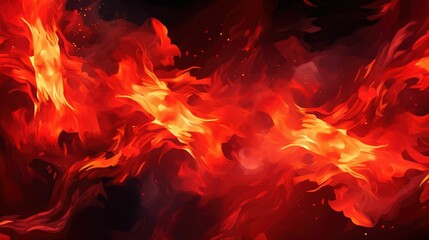 Wall Mural - Fire red background graphics UHD wallpaper