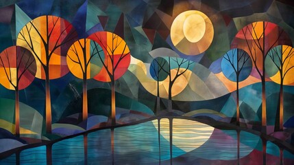 Poster - autumn leaves