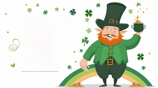St. Patricks Day A hand-drawn illustration of St Patrick's Day