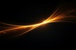 Tan light flare isolated black background