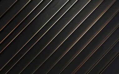 Wall Mural - Luxurious black and gold background with abstract golden lines pattern