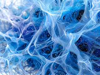 Poster - Abstract Cyber Network Resilience - Digital Technology Futuristic Background Concept