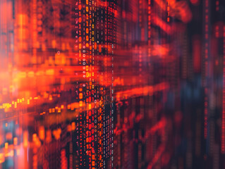 Poster - The Enigmatic Symphony of Digital Encryption - Abstract Cybersecurity Art