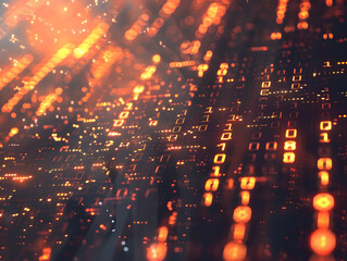 Poster - The Harmony of Technology and Security in Abstract Digital Background