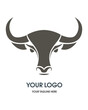 Bull head logo icon 008