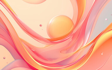 Leinwandbilder - Curve abstract graphic background,created with Generative AI tecnology.