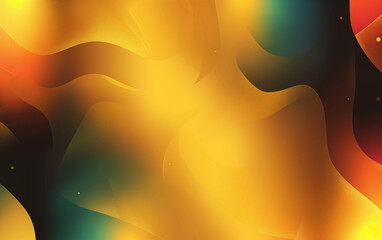 Wall Mural - golden abstract background,created with generative ai tecnology.