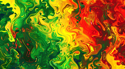 Poster - The dazzling abstract background is colorful and colorful in the reggae style.
