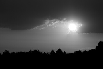 Wall Mural - sun and clouds