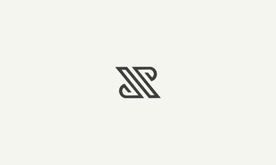 initials letter dp monogram simple logo design vector illustration