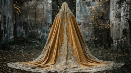 Wall Mural - a series of wedding capes and cloaks for brides and grooms looking for a dramatic alternative