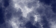 Blue sky background with clouds of different sizes. Big summer storm clouds. Worsening weather. Natural abstract background. Dramatic dark clouds short before a thunderstorm and heavy rain
