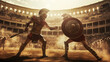 gladiators fighting for glory