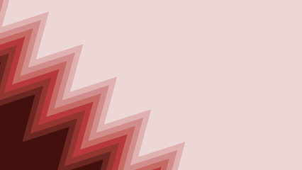 Wall Mural - Red zig zag abstract background for backdrop or fashion style